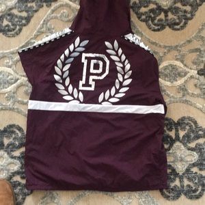 PINK Hoodie light weight wind breaker pullover